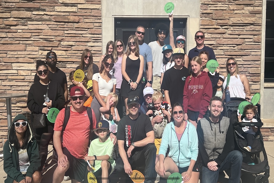 Group photo of AFC Walk MS participants